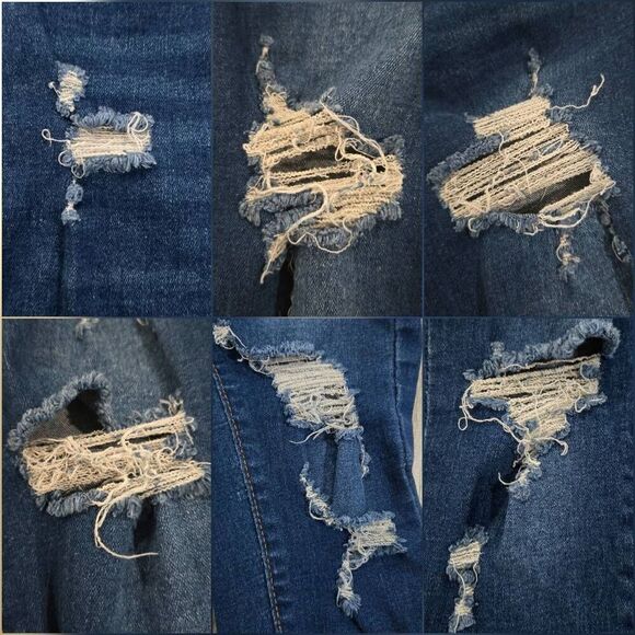 High Rise Ripped Skinny Jeans(A019)-Size 3/26 for Women - Picture 6 of 9